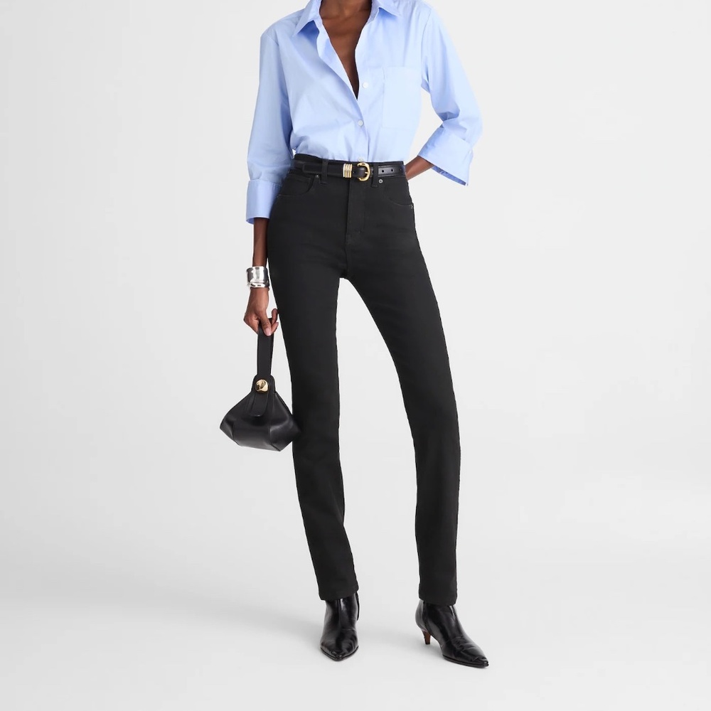Madewell 10” High-Rise Skinny Black Denim Jeans